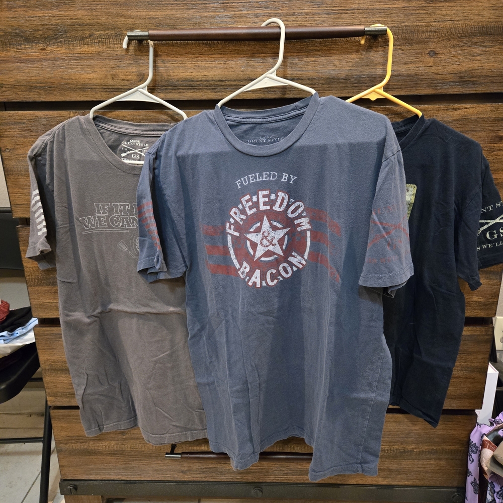 Grunt Style T-Shirts Bundle of 3 Preloved Size Large